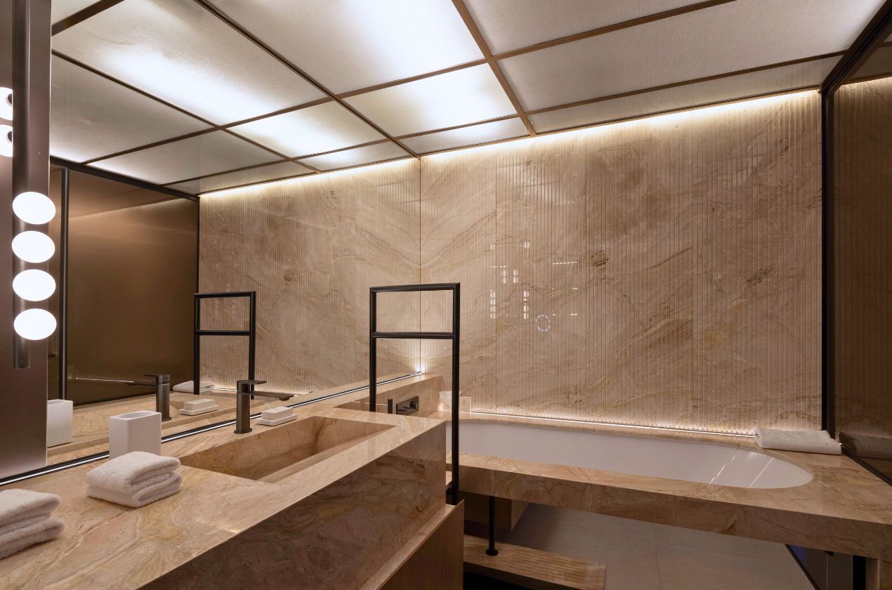Daino reale marble bathroom Daino reale marble bathroom